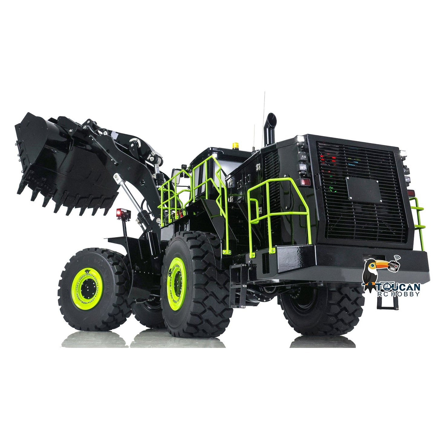 Kabolite 1/14 988K Metal K988 100S RC Hydraulic Heavy Loader PL18 Lite Radio Control Truck Upgraded Vehicle RTR 6CH Reversing Valve