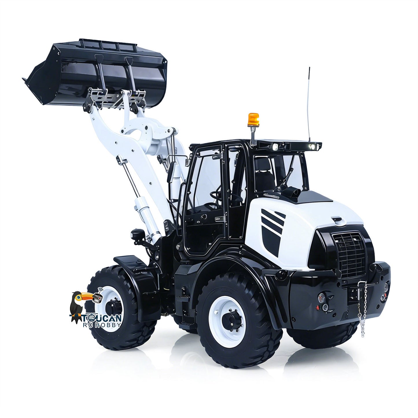 Metal LESU 1/14 RC Hydraulic Loader Aoue WA100M-8 4X4 RTR Remote Control Construction Vehicle Axle Differential Lock Sound Light ST8 Radio Engineering Machine