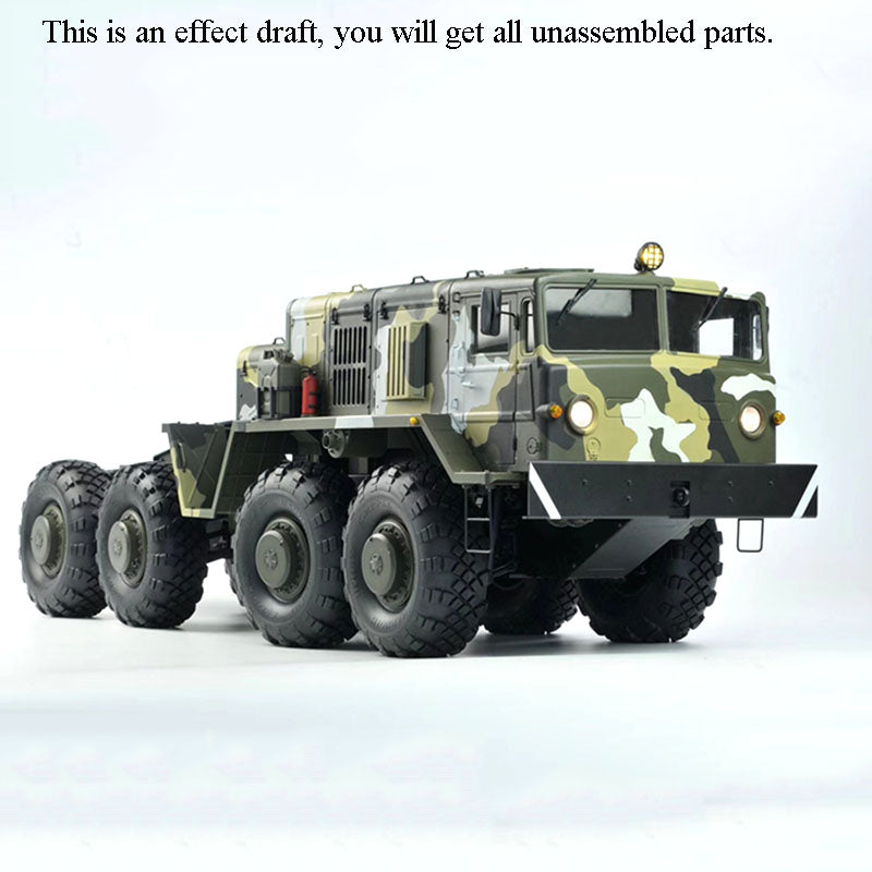 CROSSRC 1/12 8x8 BC8C Mammoth RC Military Car Model Radio Controlled Truck Vehicle KIT UBEC Motor Sound DIY Parts