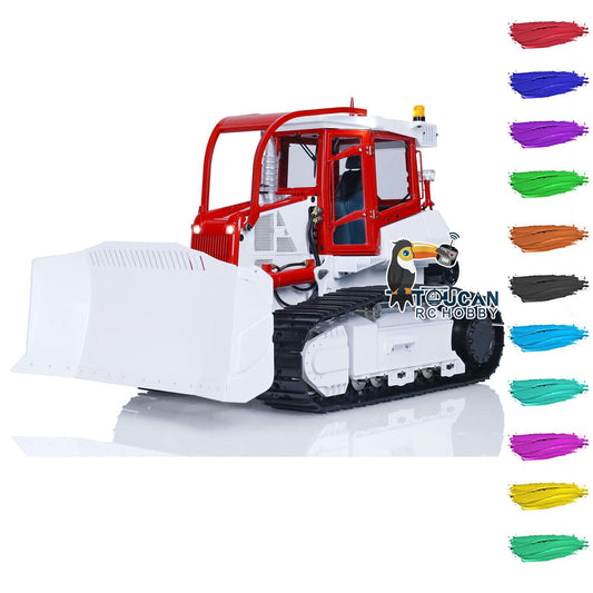 LESU 850K Metal 1/14 RC Hydraulic Bulldozer Remote Control Dozer Construction Vehicle PNP RTR Painted Hobby Model DIY Cars