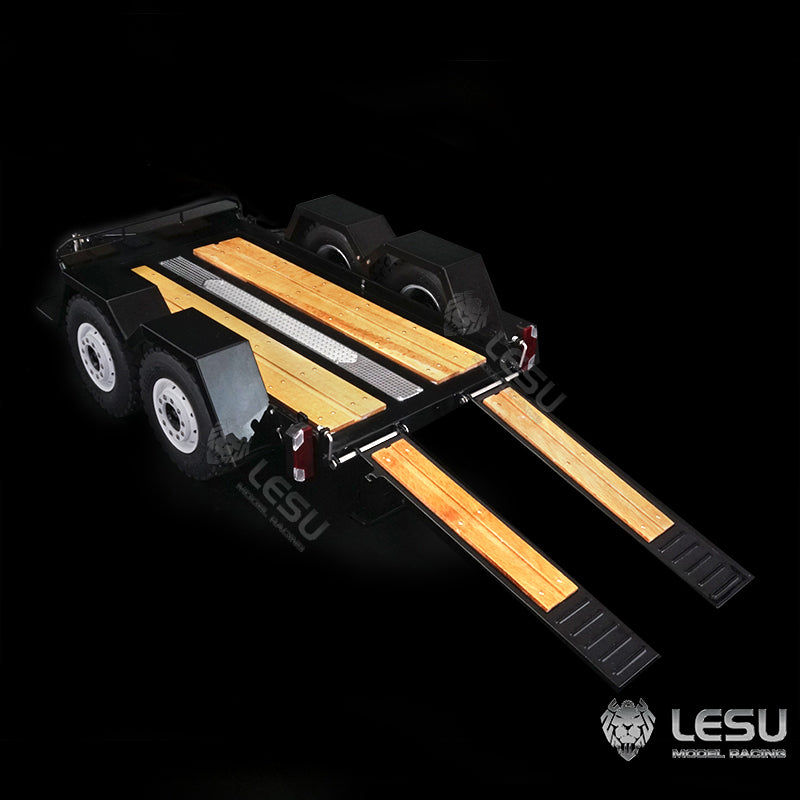 LESU 1/14 RC Metal Hydraulic Aoue-LT5 Tracked Skid-Steer Loader DIY Model Lights