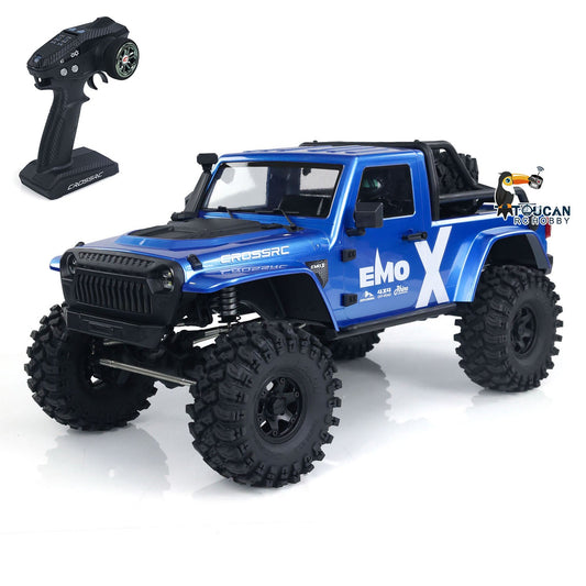 CROSSRC 1/8 Painted RC Crawler Car 4X4 EMO X Remote Control Off-road Vehicles PNP Hobby Models Emulated Vehicle Toys