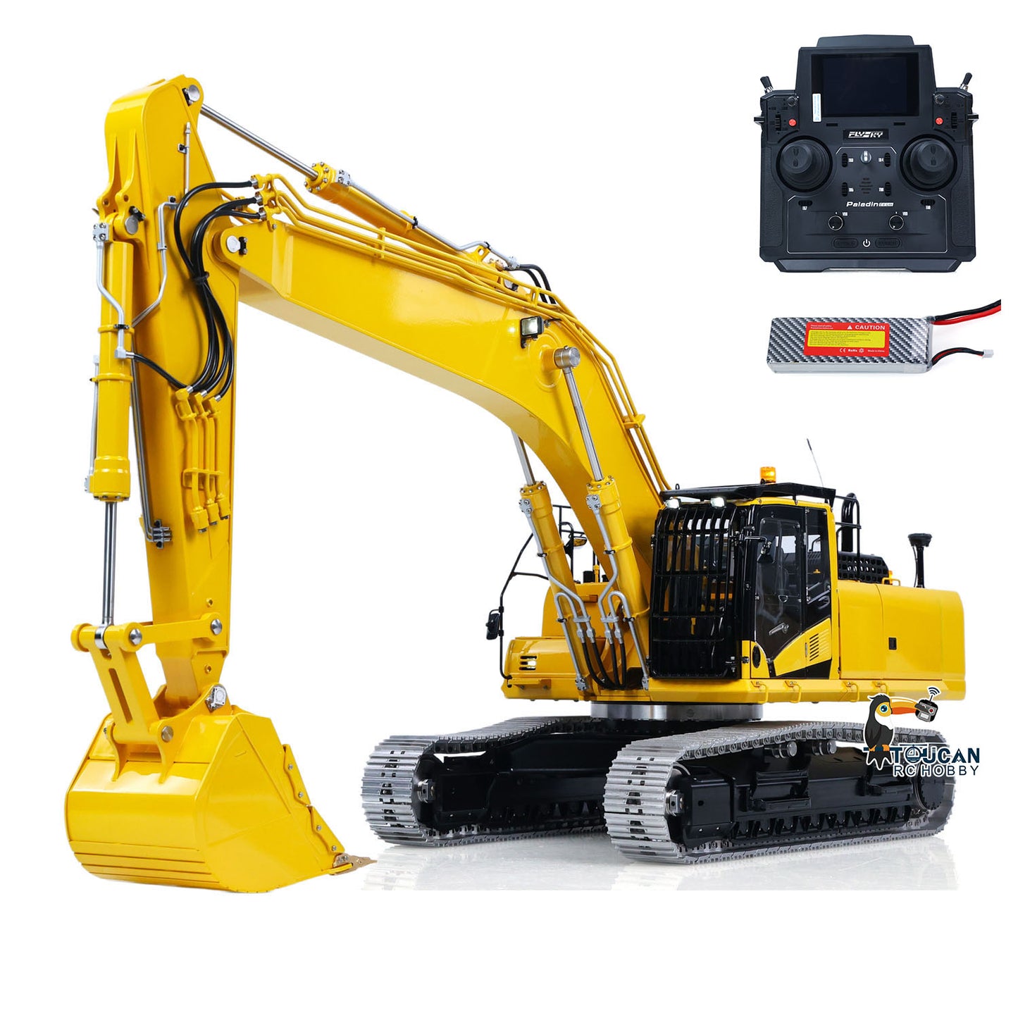 LESU Aoue PC500 1/14 Metal RC Hydraulic Tracked Excavator PNP/RTR B0019 7Ways Valve 3-4MAP Pump Light System for Construction Vehicle Collectors