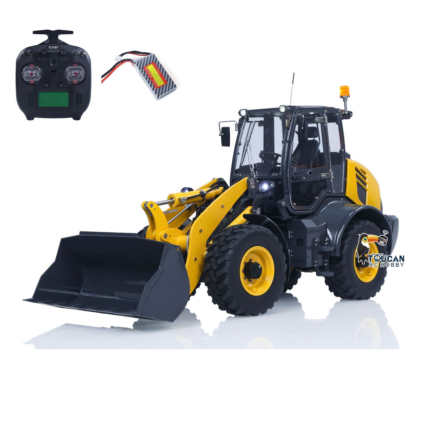 Metal LESU 1/14 RC Hydraulic Loader Aoue WA100M-8 4X4 RTR Remote Control Construction Vehicle Axle Differential Lock Sound Light ST8 Radio Engineering Machine