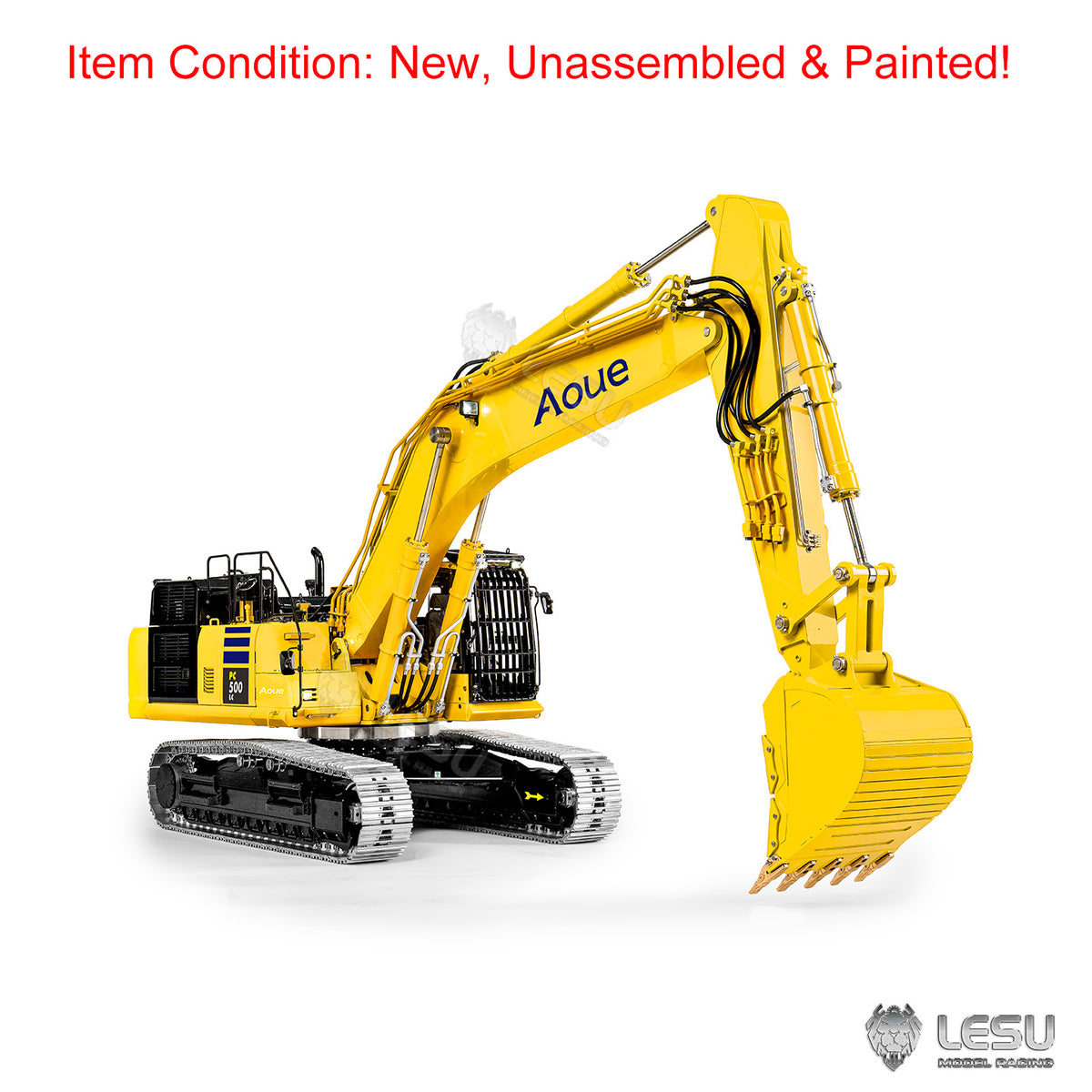 LESU Aoue PC500 1/14 Metal RC Hydraulic Tracked Excavator B0019 KIT 7Ways Valve Digger 3-4MPA Pump Light DIY Model