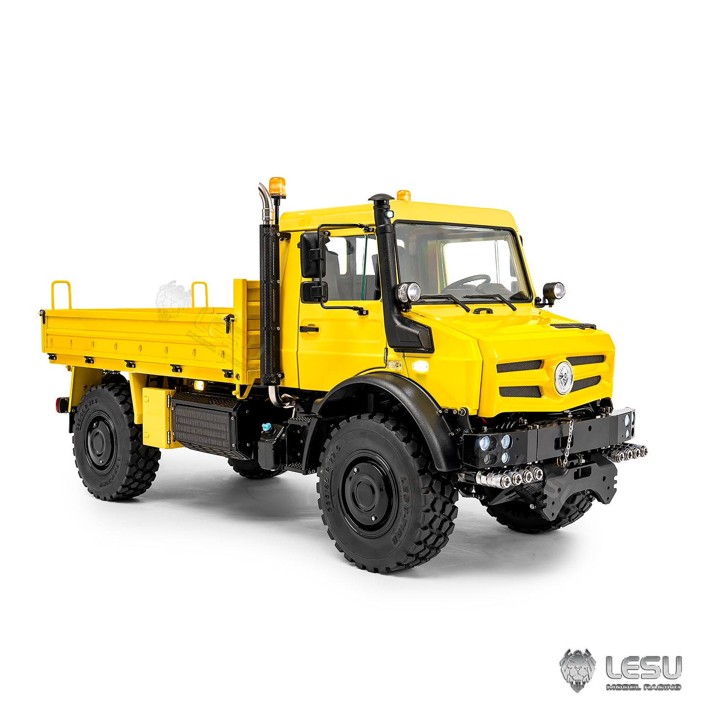 LESU U4023 Metal 1/14 Hydraulic RC Off Road Car AWD Remote Control All Terrain Vehicle Light Truck Model Wheel Hub Reduction
