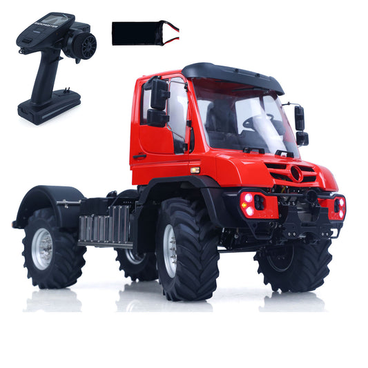 RTR 4X4 1/14 Remote Control Rock Crawler U535 Lite RC Off Road Vehicle 2Speed Transmission Metal Chassis Differential Locks Lights Sounds Battery