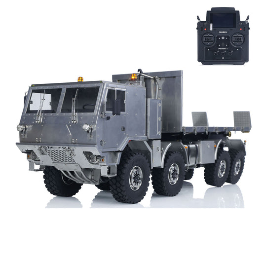 Metal 1/14 RC Hydraulic Off Road Military Truck T815 Remote Control 3Speed 8*8 Roll on off Dumper Model Paladin ST8 Radio