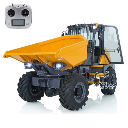 LESU 4*4 1:14 6MDX RC Hydraulic Equipment Remote Control Articulated Dump Truck Tipper Construction Vehicle DIY Model