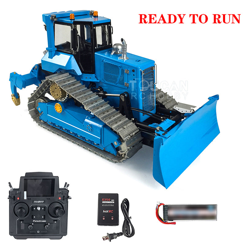 LESU 1/14 RC Hydraulic Bulldozer Aoue DT60 Remote Control Crawler Dozer Model Sound Lights RTR/KIT Optional Versions