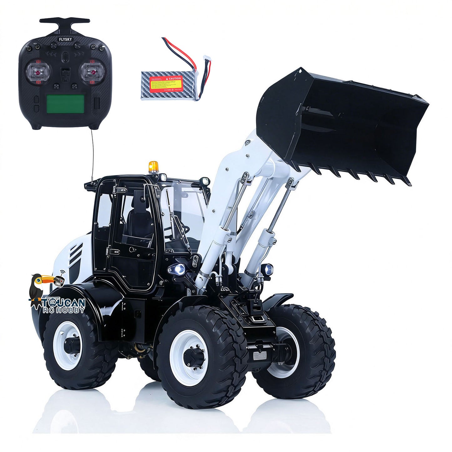 Metal LESU 1/14 RC Hydraulic Loader Aoue WA100M-8 4X4 RTR Remote Control Construction Vehicle Axle Differential Lock Sound Light ST8 Radio Engineering Machine