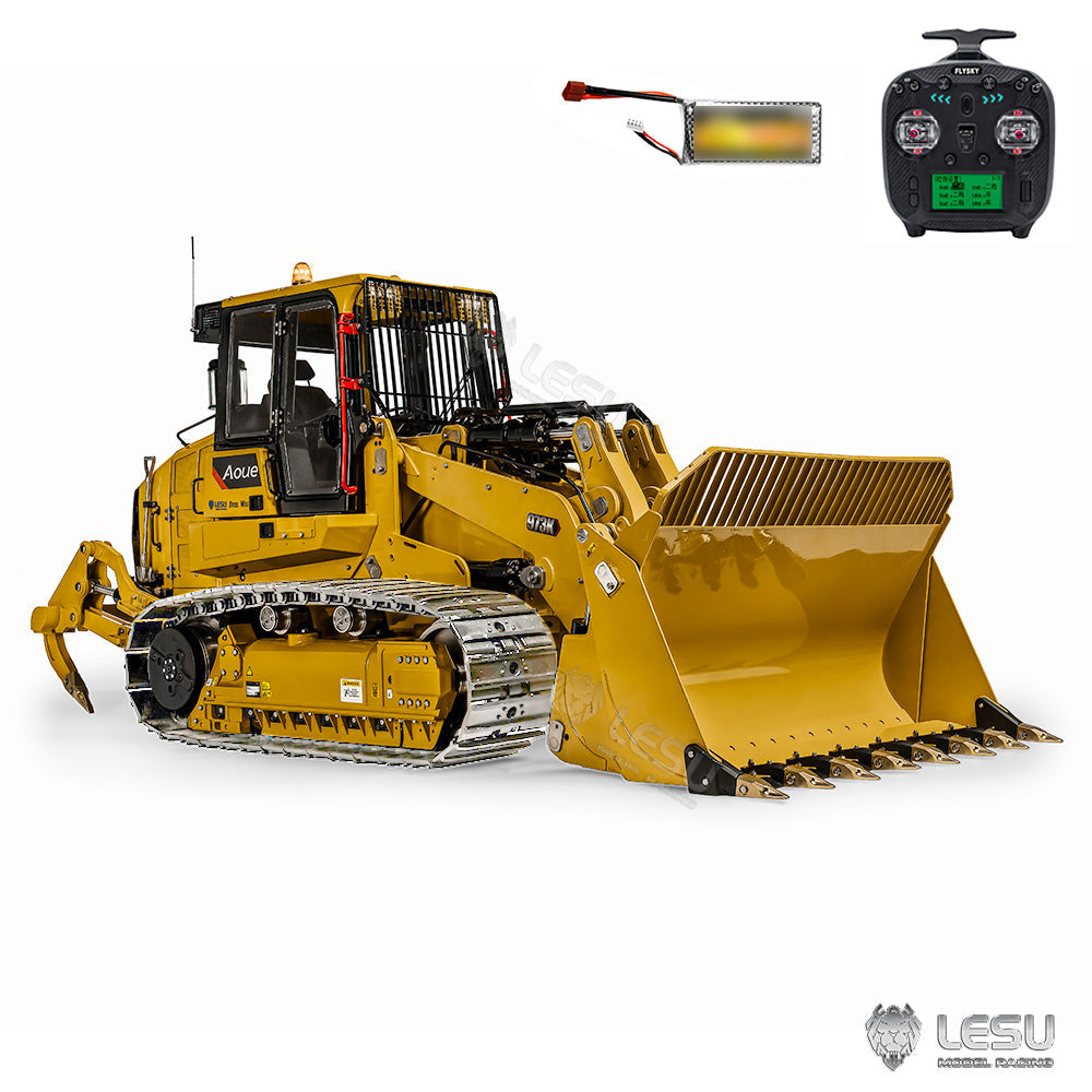 1/14 LESU 973K RC Hydraulic Loader RTR Radio Control Tracked Car Ready to Run Openable Bucket Optional Track Colors