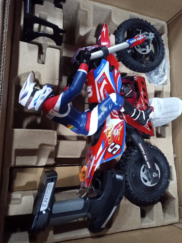 US STOCK Second Hand Skyrc Super Rider SR5 1/4 Scale Red RTR RC Motor Bike Model Balance Battery