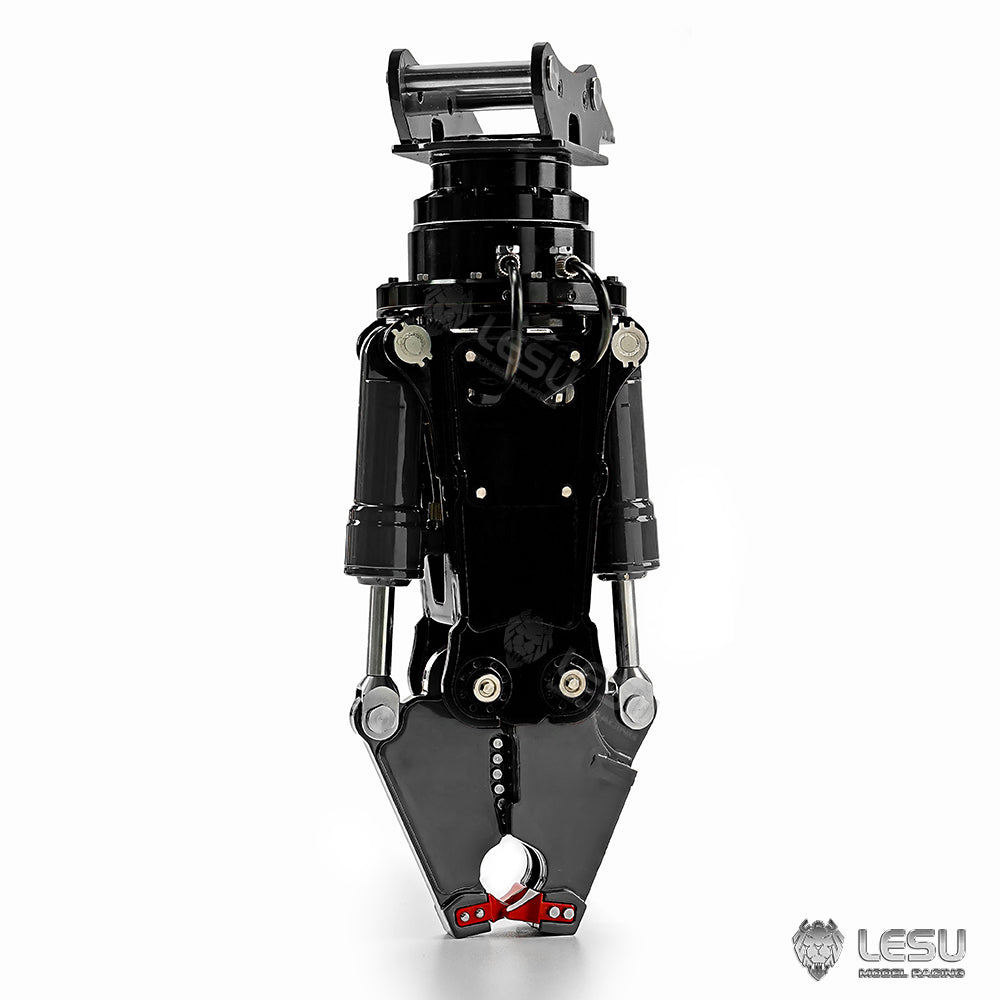 Metal Hydraulic Tongs DIY Shear for LESU LR960 1/14 RC Demolition Excavator Heavy Machine B0027 B0028 DIY Construction Vehicle