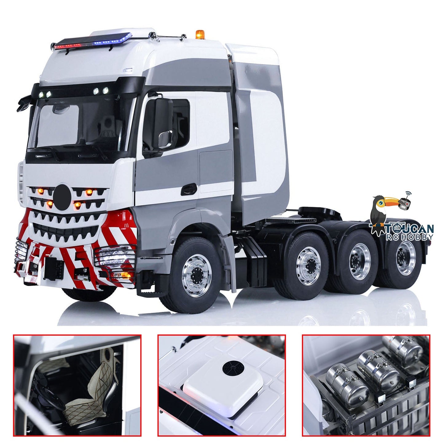 LESU Metal Chassis 8x8 RC Tractor Truck 1/14 Radio Controlled Cars Smoke Unit Sound 1851 3363 PNP RTR Version DIY Parts