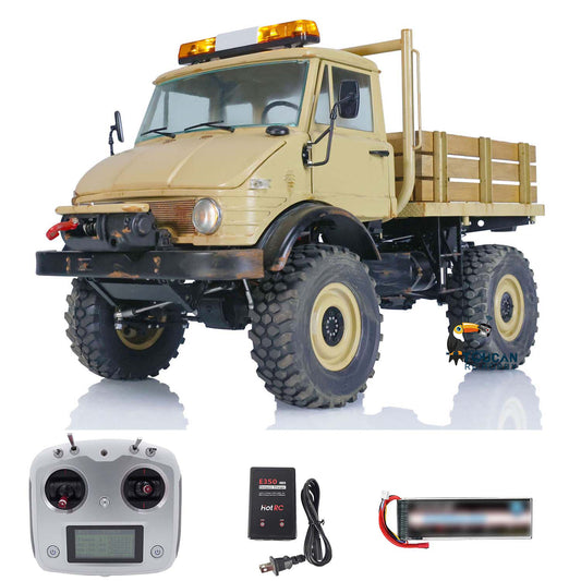 LESU 1/10 4x4 Metal RC Off-Road Vehicles Remote Control Car UM406 Painted Assembled Trucks RTR with ESC Servo FS I6S Controls