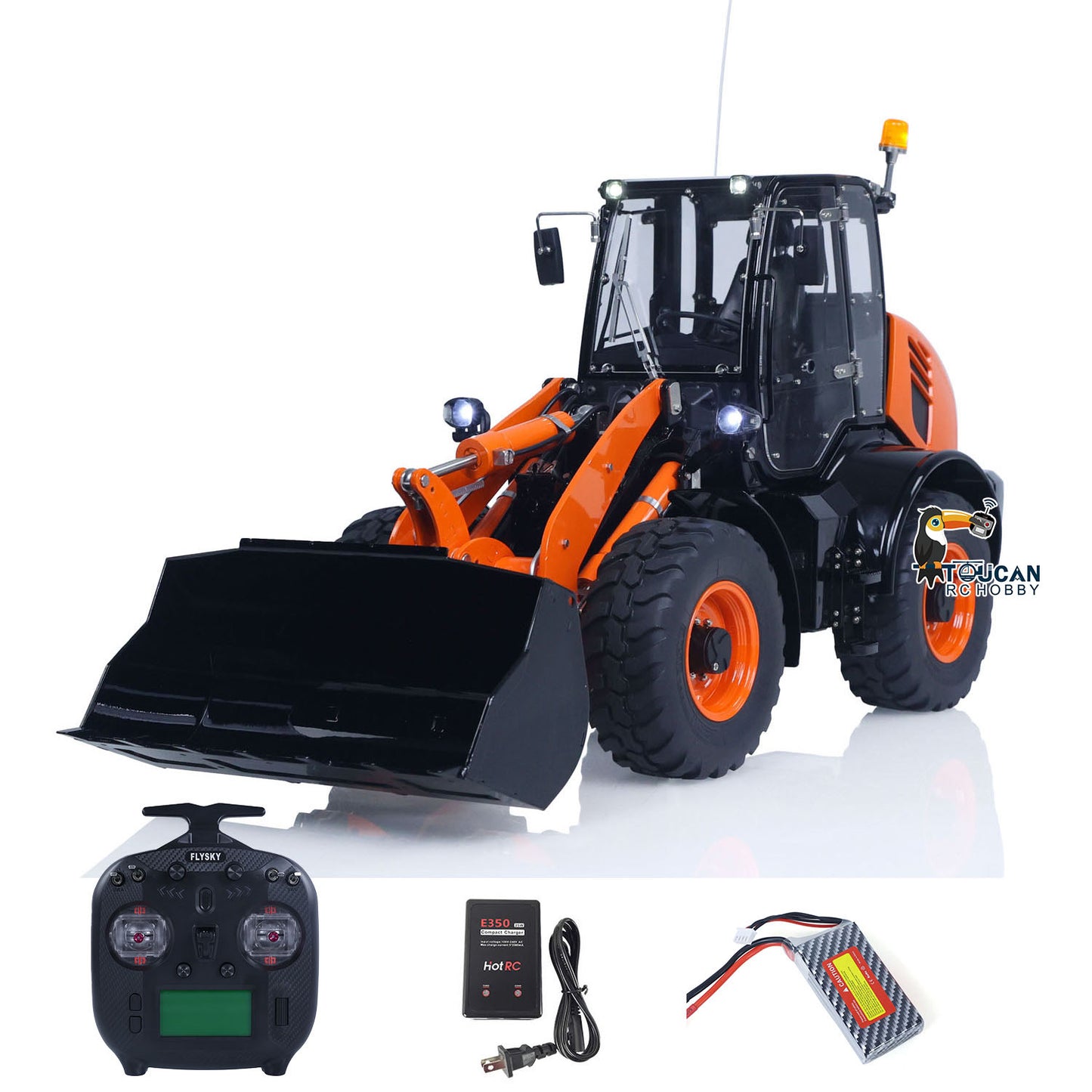 Metal LESU 1/14 RC Hydraulic Loader Aoue WA100M-8 4X4 RTR Remote Control Construction Vehicle Axle Differential Lock Sound Light ST8 Radio Engineering Machine