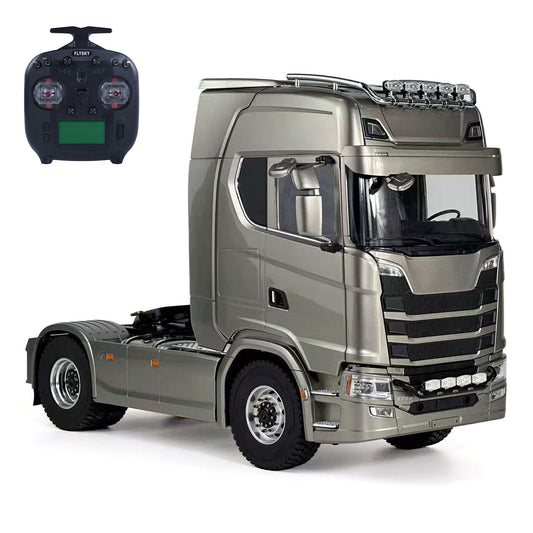 1/14 Remote Control Tractor Truck 770S Differential Locks 2Speed Gearbox 4WD RC Lorry Car for TAMIYA Trailer Lights Sounds