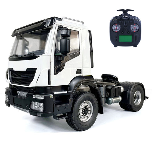 1/14 4x4 RC Truck Remote Controlled Tractor Toy Car 2-speed Model Sound Light System DIY Model PNP Painted Gift for Adult Kids