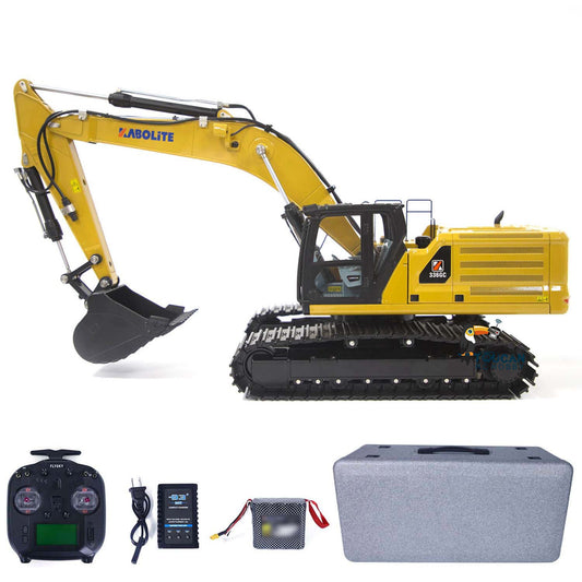 Kabolite K961-100 1/18 Metal RC Hydraulic Excavator RTR RC Digger Remote Control Vehicles Model ST8 Remote Controller