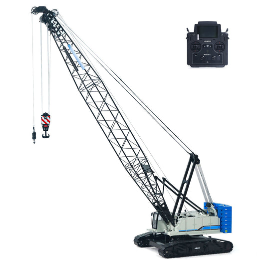 Pre- Order Metal 1/14 RC Hydraulic Crawler Crane C1200 Remote Control Construction Vehicle Flysky PL18 LITE Radio Brushless Motor Battery