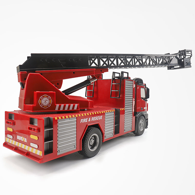 SOLD OUT US STOCK HUINA Toy 1/14 561 2.4G Sprayable Scaling Ladder Fire Truck Tractor RC Model Car