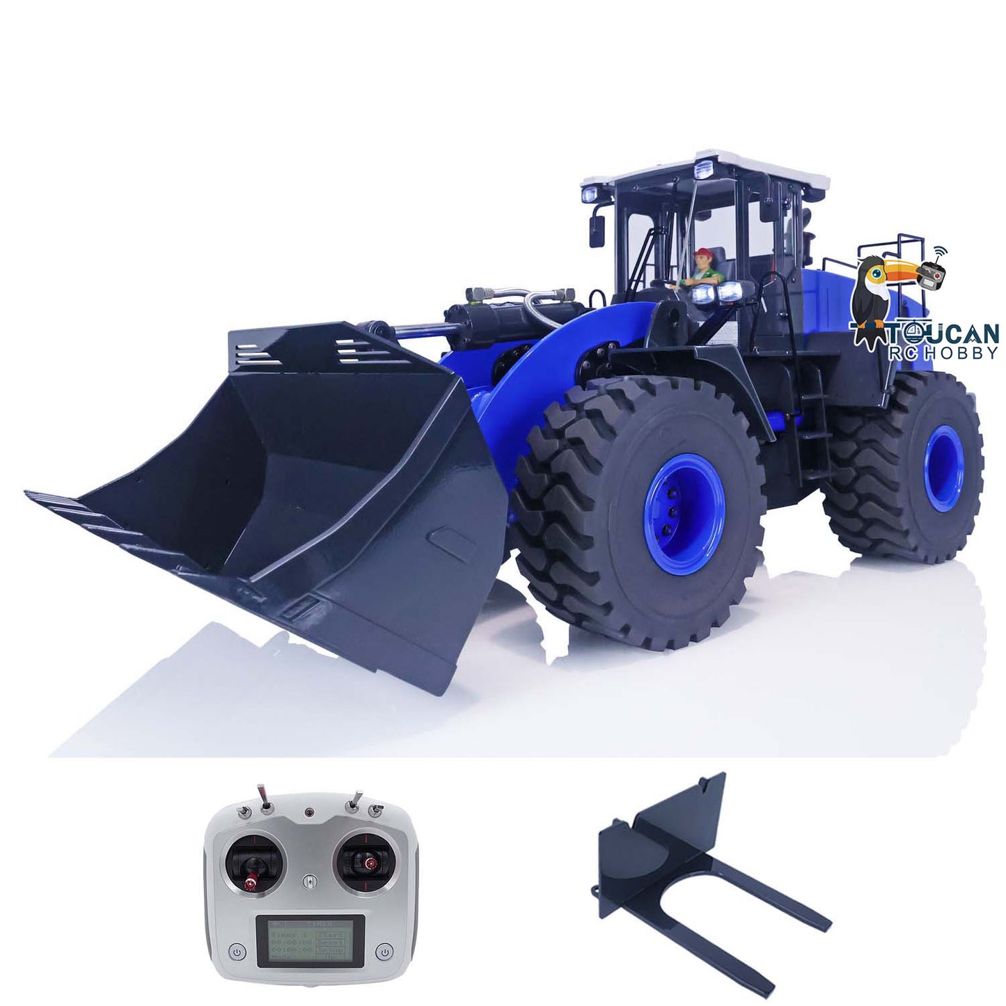 XDRC Metal WA470 1/14 Hydraulic RC Loader Remote Control Trucks 980L PNP Cars Hobby Model Light Sound No Tooth Bucket