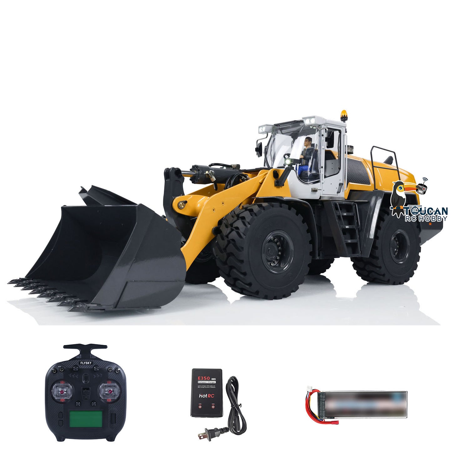 US STOCK 1/14 Hydraulic RC Loader XDRC 580 RTR Radio Control Construction Vehicle Sound