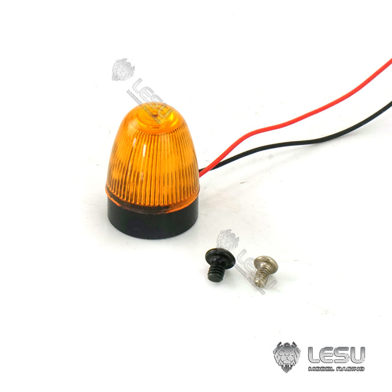 Roof Warning Light Rotating Lamp A 1/14 RC Tractor Truck Dumper DIY TAMIYA Model