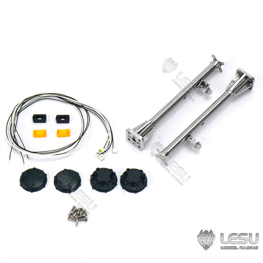 LESU RC Model Parts Metal GPS 3V Clearance Lamp for 1/14 DT60 Crawler Bulldozer