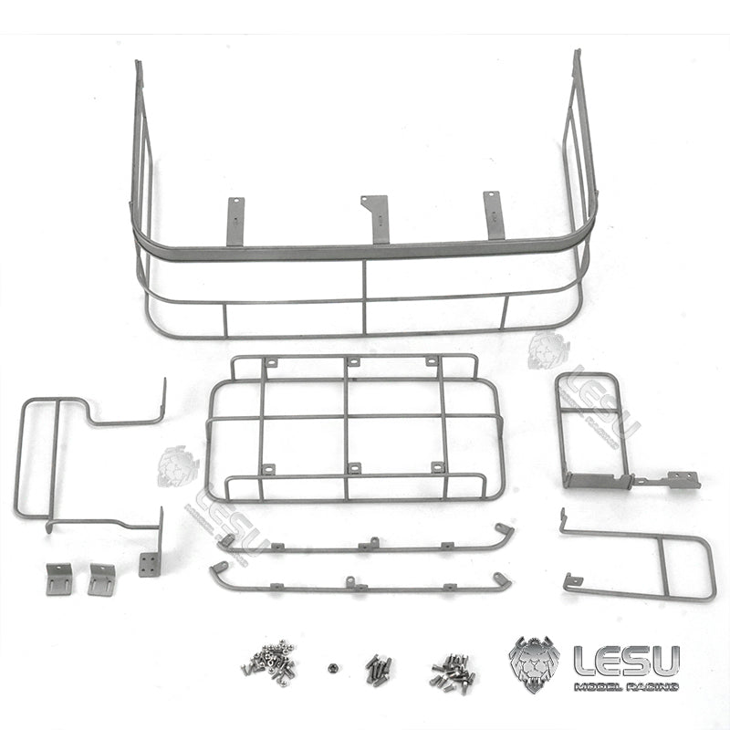 1/14 LESU PC360 Metal RC Excavator Truck Tracks KIT Sprocket ESC Motor Cabin Metal Tracks Grab Grapple Fixed Mount Bucket