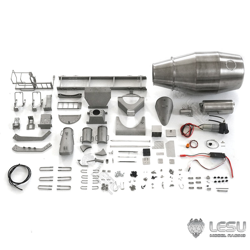 LESU 1/14 Concrete Mixer Cement Bucket Motor ESC for 6*6 Hydraulic Radio Controlled Mixer RC Tractor Truck Part Model