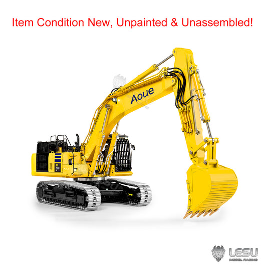 LESU Aoue PC500 1/14 Metal RC Hydraulic Tracked Excavator B0019 KIT 7Ways Valve Digger 3-4MPA Pump Light DIY Model