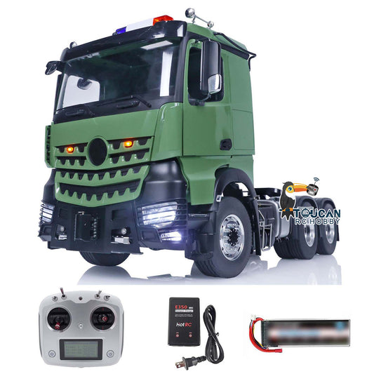 TOUCAN 1/14 6x6 RC Tractor Truck I6S RTR Painted Assembled Radio Control Car Hobby Model 2-speed Gearbox Sounds 1851 3363