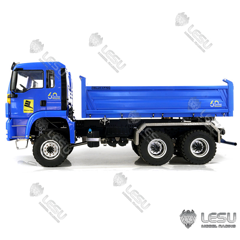 LESU 1/14 TGS Three-way RC Dumper Remote Controlled Truck Hydraulic Hobby Model Lights Sound ESC Cab 3Speed Gearbox