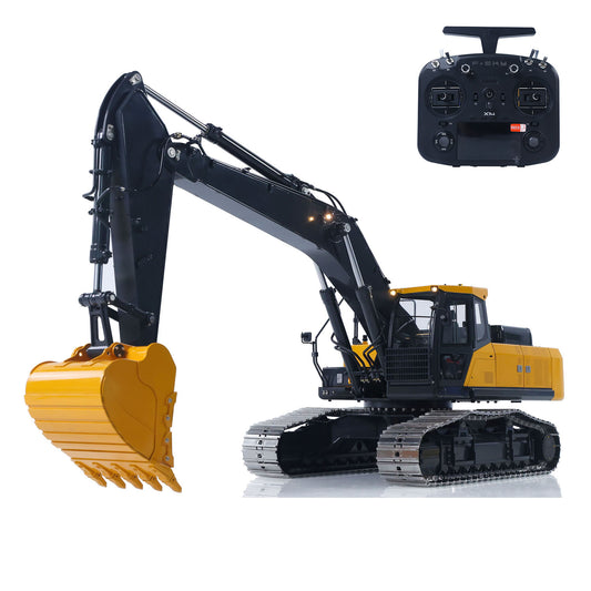 Super Frog Metal 1/14 RC Hydraulic Excavator E400 Standard Type Remote Control Digger Model 3 Pumps 4CH Valve Frsky X14 Radio