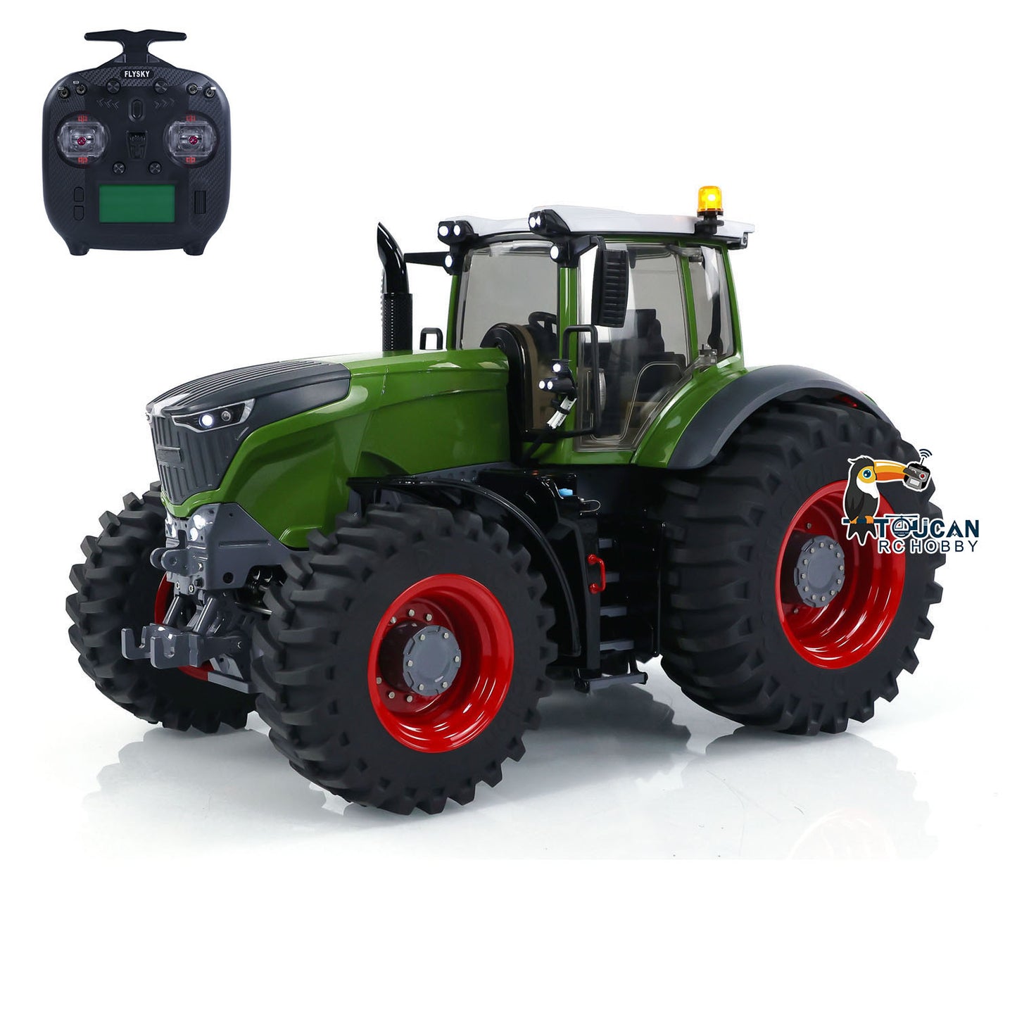LESU 1/16 4X4 1050 RC Tractors Metal Chassis Ready to Run Car Differential Lock Model FrSky ST8 ESC Servo Motor DIY Vehicle