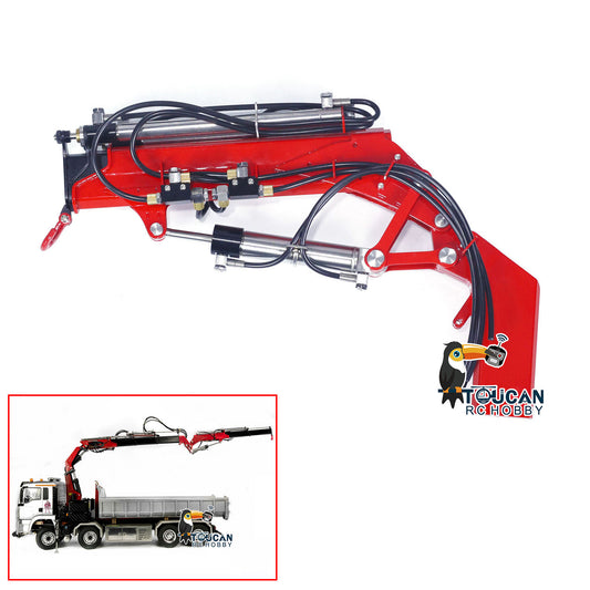 LESU 1/14 RC Model Parts Hydraulic Truck Fly Jib Arm W/ Control Crane Valve Oil Pump Dumper DIY Model ESC Servo Motor