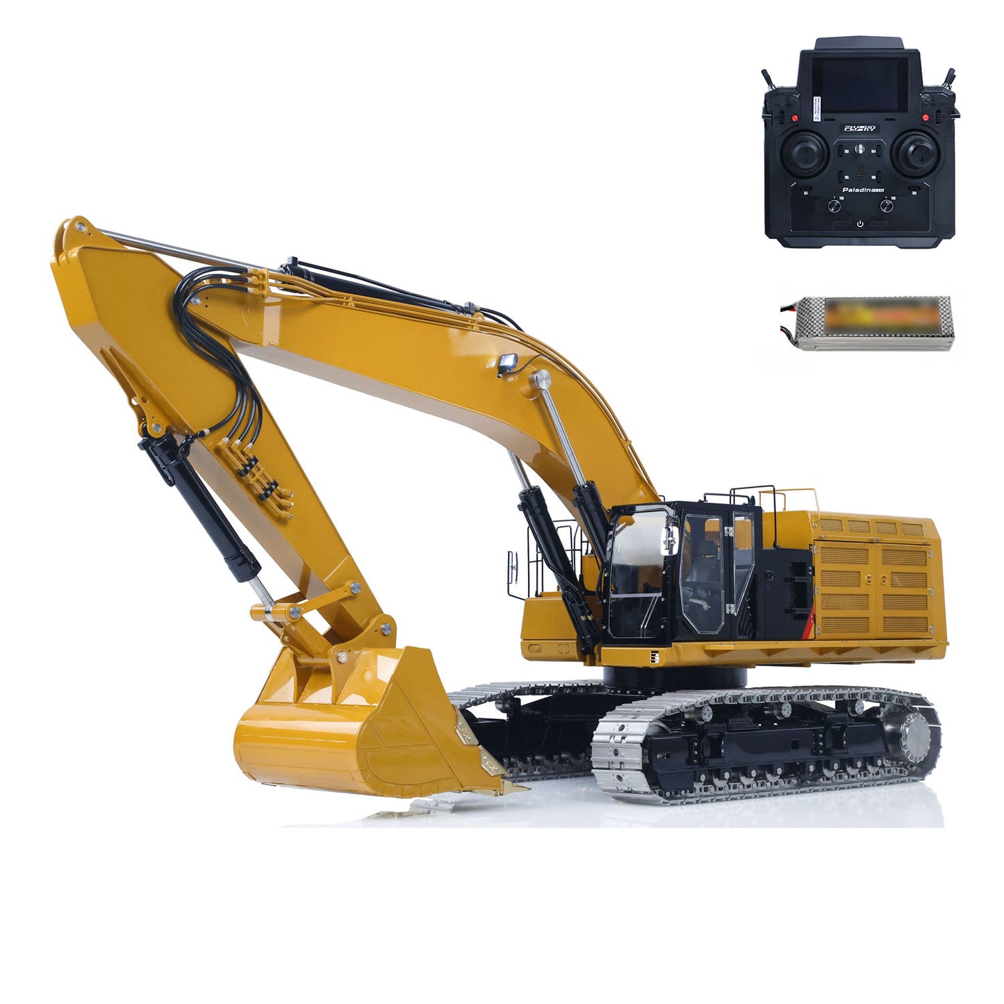 Finished LESU 1/14 Hydraulic RC Excavator 374 C374F Radio Controlled Digger RTR Heavy Machine Construction Car PL18EV LITE Battery Ready to Run