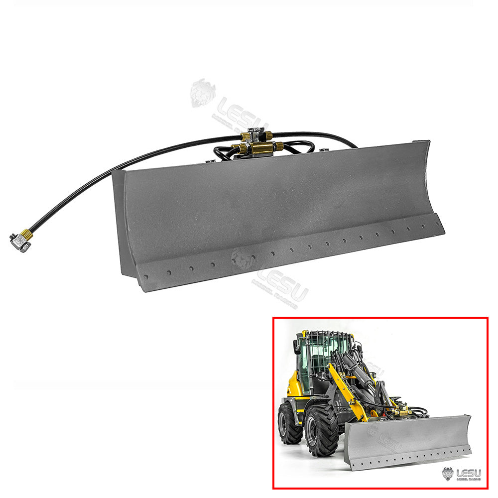 LESU 1/14 AT1050 RC Hydraulic Fork Radio Controlled Loader Telescopic Arm Car Kits Metal Shovel Rake Sieve Bucket Gripper Fork