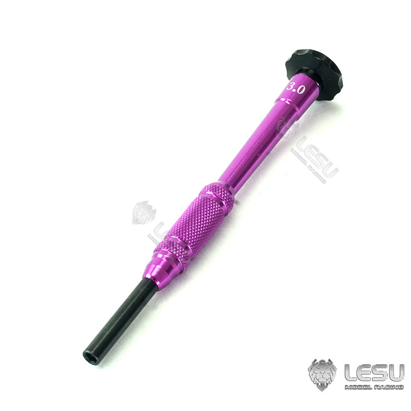 External Hexagonal Screwdriver 1.7mm 2.0mm 2.5mm 3.0mm Tools for LESU 1/14 TAMIYA RC Tractor Truck Dumper Trailer Car Lorry Parts