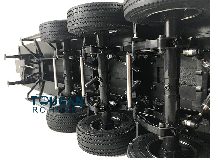 TOUCAN RC Chassis Flatbed Semi Trailer for DIY TAMIYA Model 1/14 Scale Remote Tractor Truck