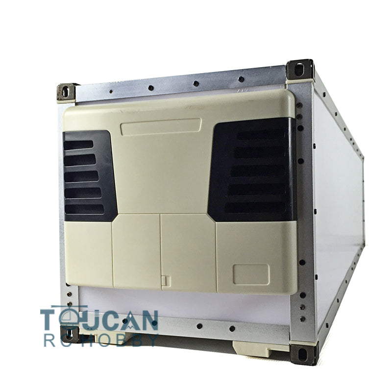 US STOCK TOUCAN 1/14 40ft Reefer Container Uassembled for DIY TAMIYA Semi Trailer Tractor Truck KIT