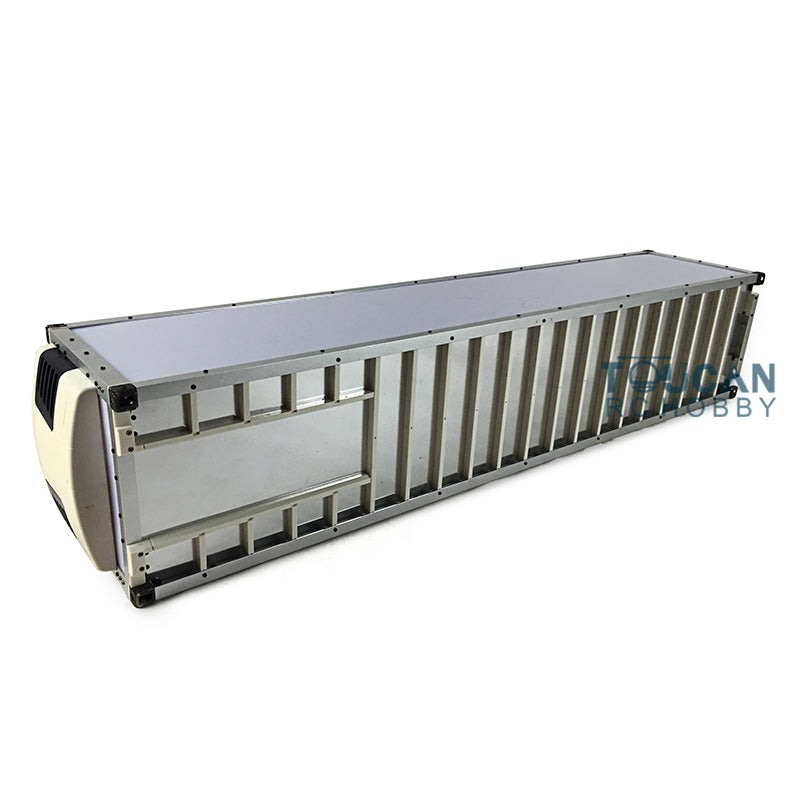 US STOCK TOUCAN 1/14 40ft Reefer Container Uassembled for DIY TAMIYA Semi Trailer Tractor Truck KIT