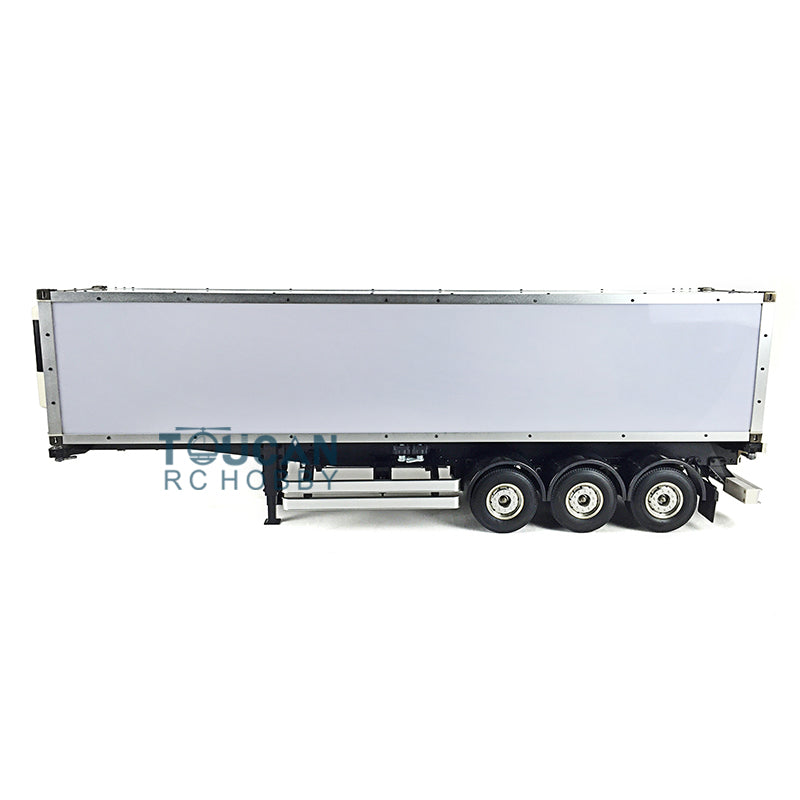 Uassembled TOUCAN 1/14 40ft Reefer Semi-trailer KIT DIY TAMIYA 3Axles Chassis Container Tractor Truck
