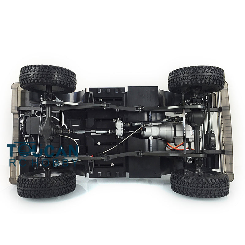 Capo 1/6 RC Crawler Climbing Car SIXER1 Assembeld Model Metal Chassis Plastic Cabin Car Shell ESC Motor Servo LED Light Radio System