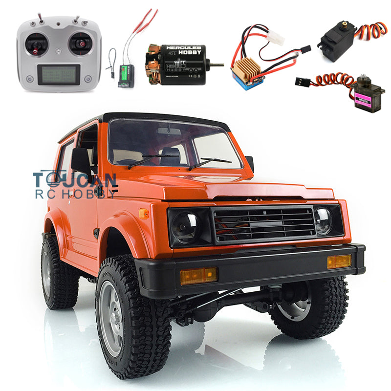 1/6 Capo RC Crawler SIXER1 Assembled Model Plastic Painted Cabin Car Shell Metal Chassis W/ I6S Motor Servo ESC Light