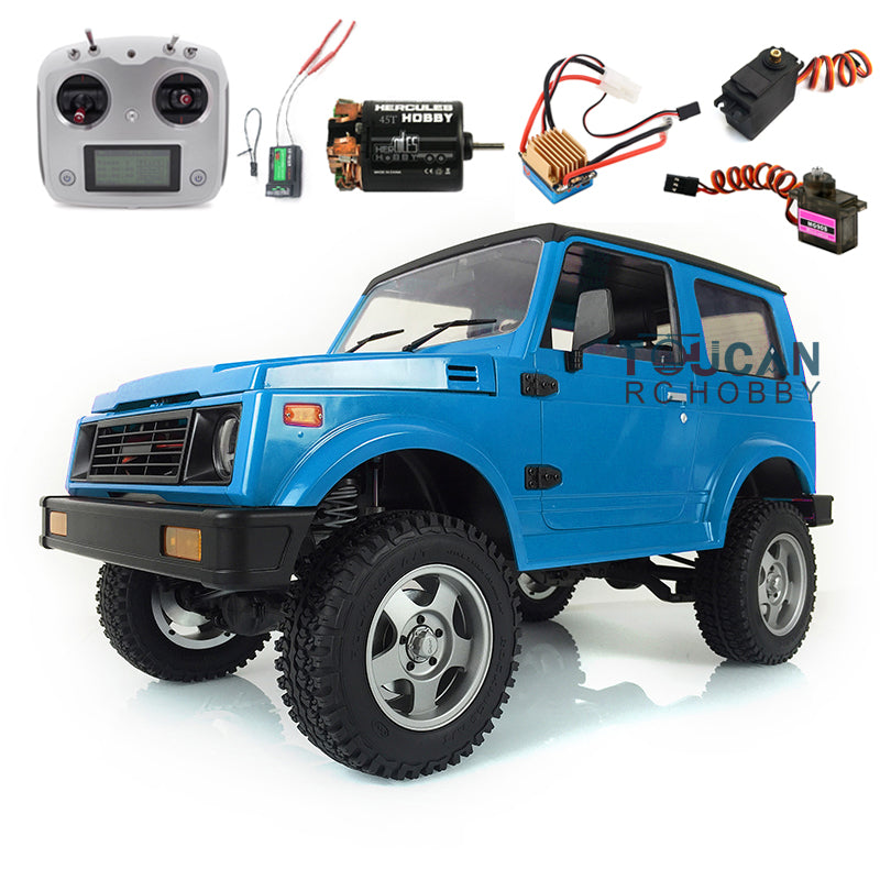 Capo 1/6 RC Crawler Climbing Car SIXER1 Assembeld Model Metal Chassis Plastic Cabin Car Shell ESC Motor Servo LED Light Radio System