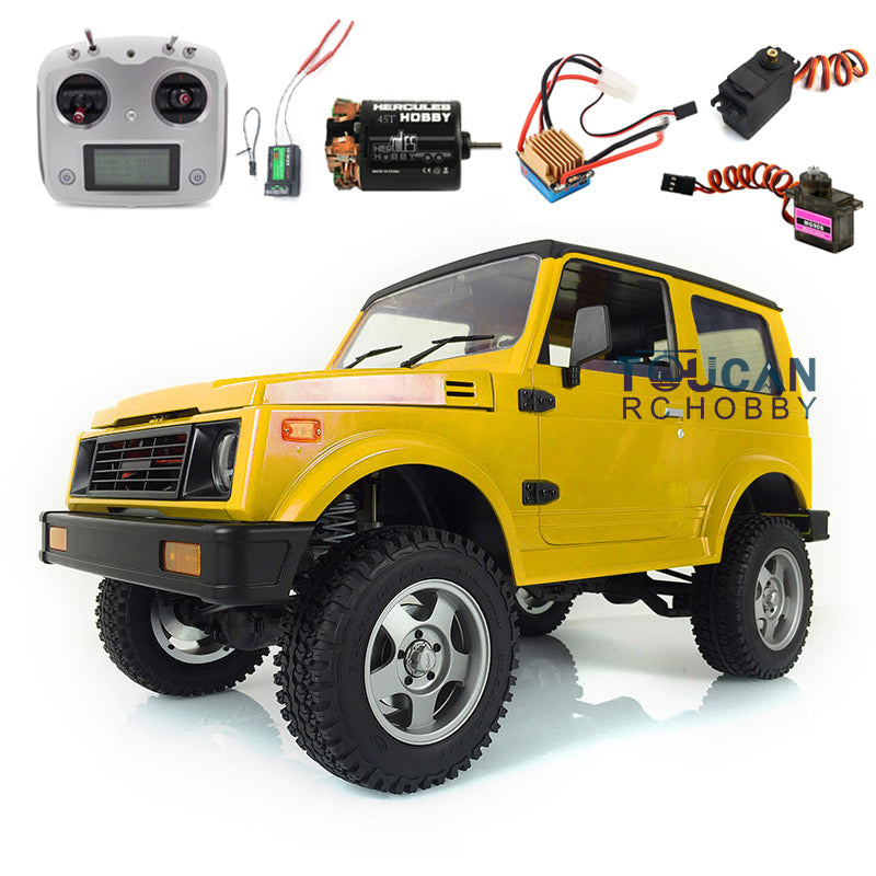 Capo 1/6 RC Crawler Climbing Car SIXER1 Assembeld Model Metal Chassis Plastic Cabin Car Shell ESC Motor Servo LED Light Radio System