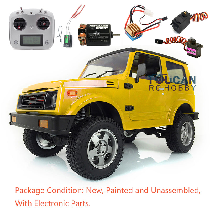 Capo 1/6 RC Racing Crawler SIXER1 Metal Chassis Plastic Unassembled Cabin Car Shell Motor Servo ESC Radio System DIY Model